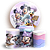 KIT Redondo e Trio - Minnie Confeitaria - Sublimado 3D - Imagem 1