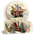 KIT Redondo e Trio - Mapa Viagens - Sublimado 3D - Imagem 1