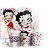 KIT Redondo Trio e Faixa - Betty Boop - Sublimado 3D - Imagem 1