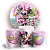 KIT Redondo e Trio - Minnie Pool Party - Sublimado 3D - Imagem 1