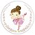 Mini Painel - Bailarina - Sublimado 3D - Imagem 1
