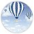 Mini Painel - Balao Azul - Sublimado 3D - Imagem 1