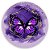 Mini Painel - Borboleta Roxa - Sublimado 3D - Imagem 1