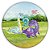 Mini Painel - Dinossauro Cute - Sublimado 3D - Imagem 1