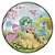 Mini Painel - Dinossauro Cute - Sublimado 3D - Imagem 1