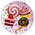 Mini Painel - Doces - Sublimado 3D - Imagem 1