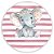Mini Painel - Elefante Rosa - Sublimado 3D - Imagem 1