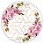 Mini Painel - Floral Geometrico - Sublimado 3D - Imagem 1