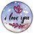 Mini Painel - I Love You - Sublimado 3D - Imagem 1