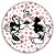 Mini Painel - Mickey e Minnie - Sublimado 3D - Imagem 2