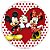 Mini Painel - Mickey e Minnie - Sublimado 3D - Imagem 1