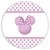 Mini Painel - Minnie Silhueta Rosa - Sublimado 3D - Imagem 4