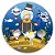 Mini Painel - Mundo Bita Fundo do Mar - Sublimado 3D - Imagem 1