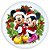Mini Painel - Natal Mickey e Minnie - Sublimado 3D - Imagem 1