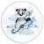 Mini Painel - Panda Aviador - Sublimado 3D - Imagem 1