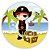 Mini Painel - Pirata - Sublimado 3D - Imagem 1