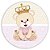 Mini Painel - Princesa Ursinha - Sublimado 3D - Imagem 1