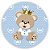 Mini Painel - Príncipe Urso - Sublimado 3D - Imagem 1