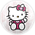 Painel Redondo - Hello Kitty - Sublimado 3D - Imagem 1