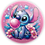 Painel Redondo - Lilo e Stitch - Sublimado 3D - Imagem 1
