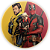 Painel Redondo - Wolverine E Deadpool - Sublimado 3D - Imagem 1