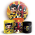 KIT Redondo e Trio - Wolverine E Deadpool - Sublimado 3D - Imagem 1