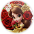 Painel Redondo - Princesa Bela - Sublimado 3D - Imagem 1