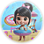 Painel Redondo - Pool Party - Sublimado 3D - Imagem 1
