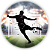 Painel Redondo - Futebol - Sublimado 3D - Imagem 1