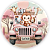 Painel Redondo - Safari - Sublimado 3D - Imagem 1