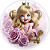 Painel Redondo - Princesa - Sublimado 3D - Imagem 1