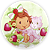 Mini Painel - Moranguinho Baby - Sublimado 3D - Imagem 1