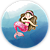 Painel Redondo - Fundo Do Mar  - Sublimado 3D - Imagem 1
