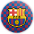 Painel Redondo - Time Barcelona  - Sublimado 3D - Imagem 1