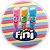 Painel Redondo - Doces Fini  - Sublimado 3D - Imagem 1