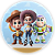 Painel Redondo - Toy Story - Sublimado 3D - Imagem 1