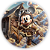 Painel Redondo - Mickey Aviador - Sublimado 3D - Imagem 1