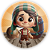 Painel Redondo - Chaves - Sublimado 3D - Imagem 1