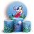 KIT Redondo e Trio - Fundo Do Mar  - Sublimado 3D - Imagem 1