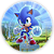 Painel Redondo - Sonic - Sublimado 3D - Imagem 1