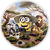 Painel Redondo - Minions Safari - Sublimado 3D - Imagem 1