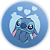 Painel Redondo - Lilo Stitch Angel - Sublimado 3D - Imagem 1