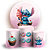 KIT Redondo e Trio - Stitch Confeitaria - Sublimado 3D - Imagem 1