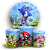 KIT Redondo e Trio - Sonic - Sublimado 3D - Imagem 1