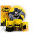 KIT Redondo Trio e Faixa - Batman - Sublimado 3D - Imagem 1