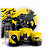 KIT Redondo Trio e Faixa - Batman - Sublimado 3D - Imagem 1