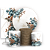 KIT Redondo Trio e Faixa - Floral - Sublimado 3D - Imagem 1