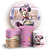 KIT Redondo e Trio - Minnie Confeiteira - Sublimado 3D - Imagem 1