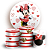 KIT Redondo e Trio - Minnie - Sublimado 3D - Imagem 1