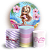 KIT Redondo e Trio - Barbie Pool Party - Sublimado 3D - Imagem 1